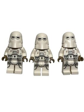 Lego Star Wars White Snowtrooper Minifigure Trio